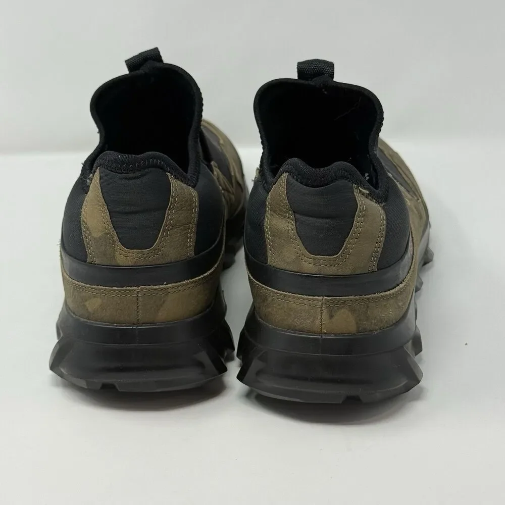 ECCO MX Slip On Sneakers Brown Black Camouflage Outdoor Shoes Mens 44 US 10-10.5